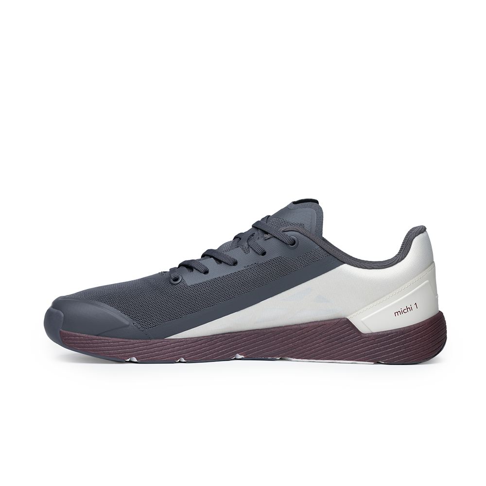 Michi 1 Mens Grey/Burgundy