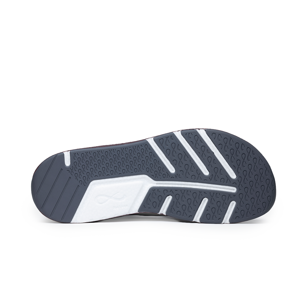 Michi 1 Womens Grey/Burgundy