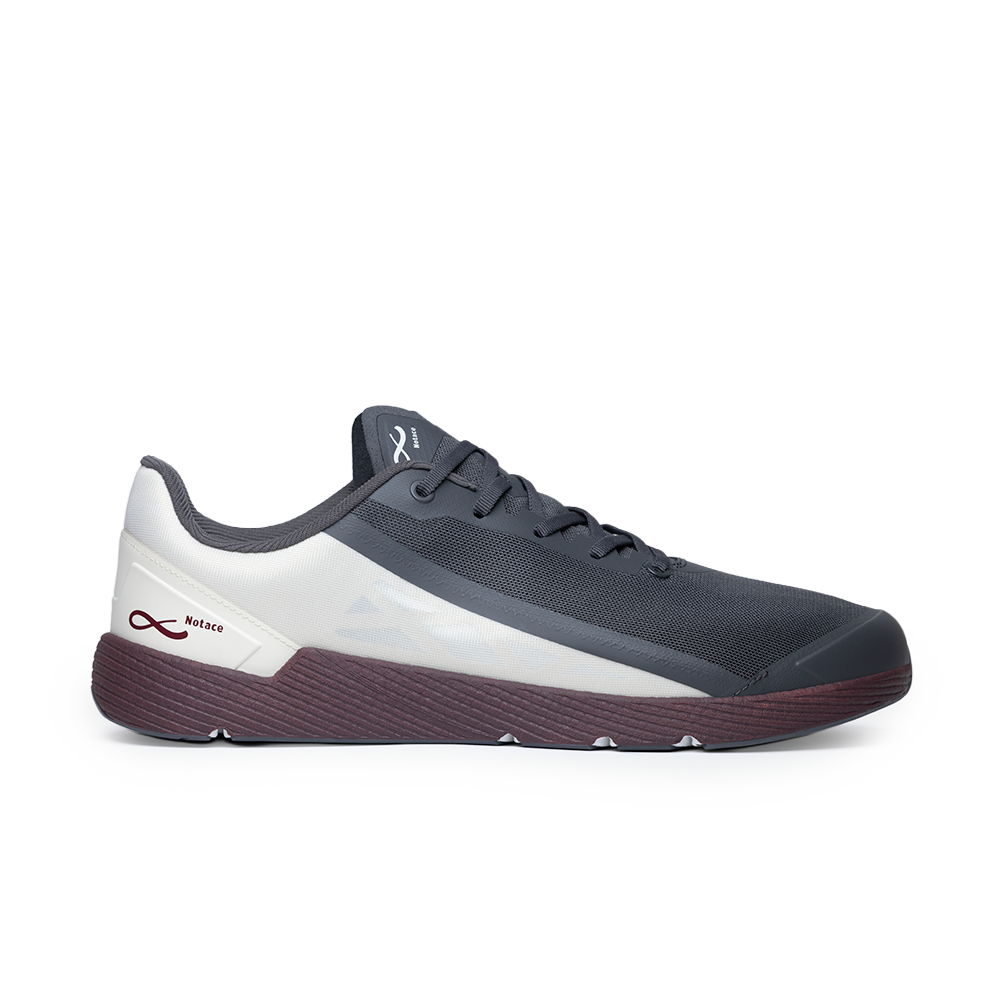 Michi 1 Mens Grey/Burgundy